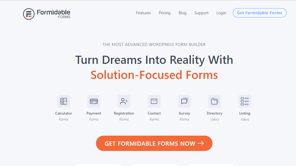 Formidable Forms is also a powerful WordPress form builder plugin
