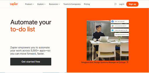 Zapier - Best autommation software for small business