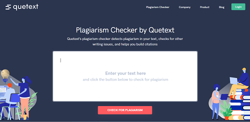 Best online plagiarism checker Quetext